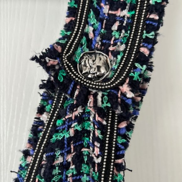 NWT ZARA Tweed Overall Dress - Picture 9 of 11